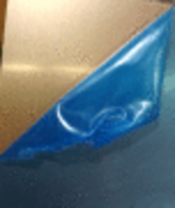 ALU BROSSE FIN CUIVRE 3050 X 1300 8/10 FILME - NE PAS ROULER